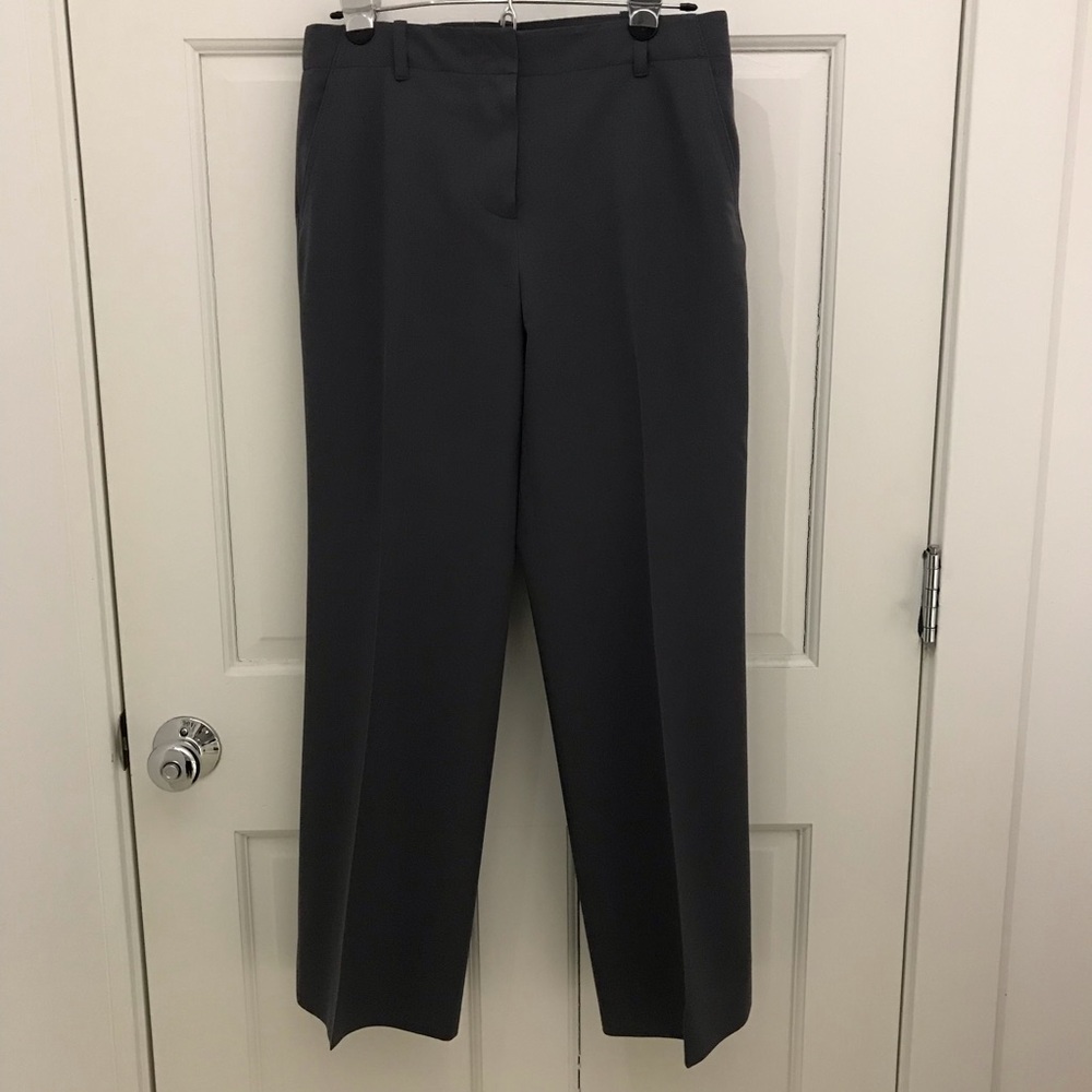 J. Crew Favorite Fit Grey 100% Wool Trouser Pants Style 62826 Fall 2005